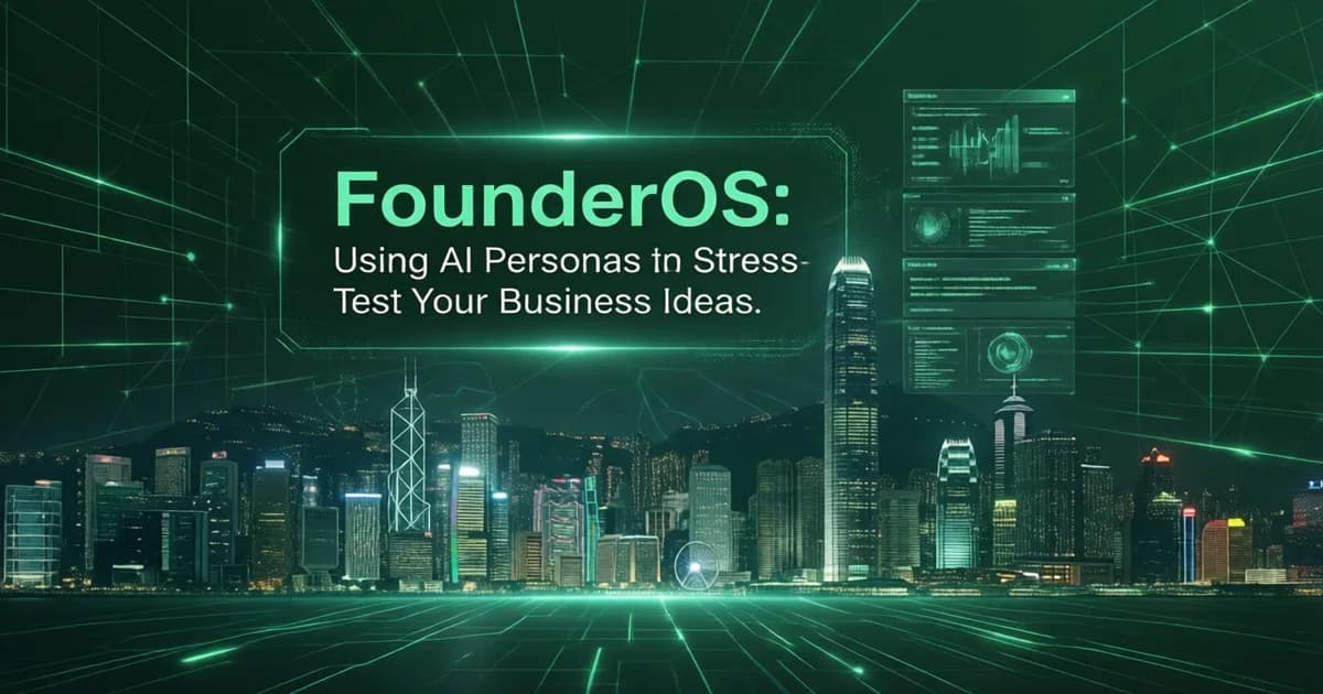 FounderOS:以 AI 角色壓力測試商業構想